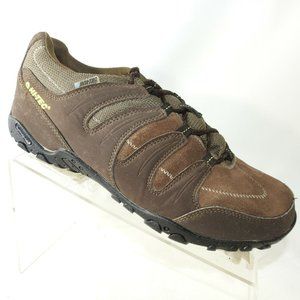 Hi-Tec Size 8.5 M Brown Leather Sneakers L4 C27
